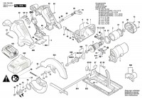 Bosch 3 601 F6H 001 Gks 18 V-Li Cordless Circular Saw 18 V / Eu Spare Parts